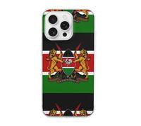 Kenyan Flag Coat of Arms Novelty Phone Cases Cover Compatible with iPhone 16/16 Plus/16 Pro/16 Pro Max/16 E