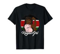 Kenyan Flag Kenya Kenyan Girl T-Shirt