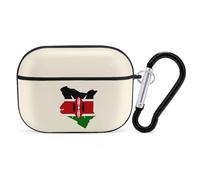 Kenyan Flag Map Printed Bluetooth Earbuds Case Colorful Wireless Headphones Covers Compatible With AirPods Pro 2