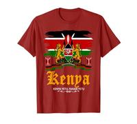 Kenyan Flag Outfit Idea For Kids & Kenya Flag Themed T-Shirt