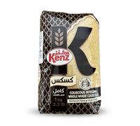 Kenz Couscous Vegan Instant Whole Grain High Fibre Protein Non-GMO Vegetarian Instant cous for Authentic Moroccan Dishes Salads Sides Healthy (1 kg, Integral Wholewheat Couscous)