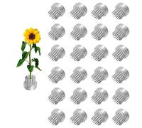 Kenzan Floral Frog 23mm/0.9inch Diameter Ikebana Flower Arranger Holder Stainless Steel Pin for Small Vase (24Pcs)