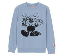 Kenzo Boke Boy Flower Graphic Light Blue Sweatshirt - XL