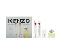 Kenzo Flower 4 Piece Gift Set: Flower Eau De Parfum 4ml - Flower By Poppy Bouque | TJ Hughes