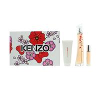 Kenzo Flower Ikebana Sakura Eau de Parfum 3 Piece Gift Set Women Perfume