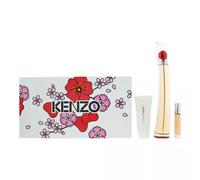 Kenzo Flower by Kenzo L'Absolue Gift Set 100ml EDP + 10ml EDP + 75ml Body Lotion