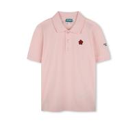 Kenzo Kids Boke Flower-patch polo shirt - Pink 10-12-14