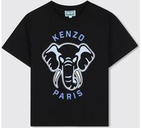 Kenzo Kids Boy's Cotton T-shirt with Graphic Print and Logo - Size: 12 - male