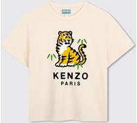 Kenzo Kids Boy's Cotton T-shirt with Graphic Print on the Front - Size: 10 - male