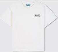 Kenzo Kids Boy's Cotton T-shirt with Printed Logo on the Chest - Size: 8 - male