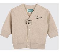 Kenzo Kids Boys' Stretch Cotton Cardigan with V-Neck and Contrast Logo - Size: 18M - unisex