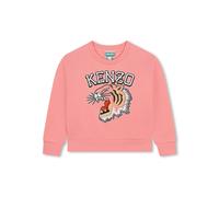 Kenzo Kids contrasting logo print sweatshirt - Pink 2-3-4-5-6-8-10-12-14