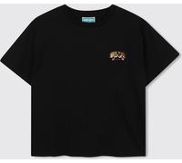 Kenzo Kids Cotton T-shirt for Boys with Contrasting Logo Print - Size: 8 - male