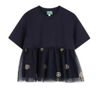 Kenzo Kids - Fancy T-shirt - Navy - Girl - 5 Years