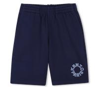 Kenzo Kids - Fleece Bermuda Shorts - Medieval Blue - Unisex - 5 Years