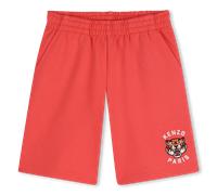Kenzo Kids - Fleece Bermuda Shorts - Red - Boy - 4 Years