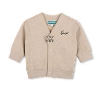 Kenzo Kids - Fleece Cardigan - Stone - Unisex - 3 Years