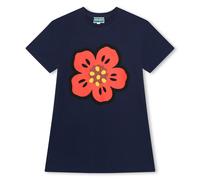 KENZO KIDS Girls Blue Boke Flower T-Shirt Dress-10 Years