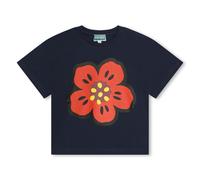 KENZO KIDS Girls Navy Cotton SS24 Boke Flower T-Shirt-6 Years