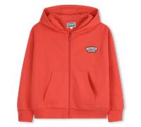 Kenzo Kids - Hooded Jogger Sweatshirt - Red - Boy - 6 Years