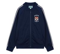 Kenzo Kids - Jogging Sweatshirt With Zip Closure - Medieval Blue - Unisex - 4 Years