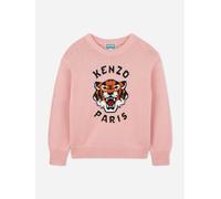 KENZO KIDS KENZO Girls Lucky Tiger Knitted Jumper in Pink - Pink - 6 Yrs