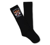 Kenzo Kids - Knitted Knee-high Socks - Slate Blue - Unisex - Size 31
