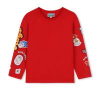 Kenzo Kids - Long Sleeve T-shirt - Bright Red - Girl - 12 Years