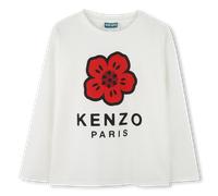 Kenzo Kids - Long-sleeved Jersey T-shirt - Offwhite - Unisex - 3 Years