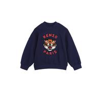 Kenzo Kids Lucky Tiger appliqué sweatshirt - Blue 2-3-4-5-6-8-10-12-14