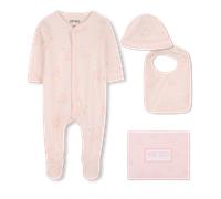 Kenzo Kids - Pajama, Hat And Bib Set - Apricot - Girl - 3 Months