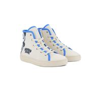 Kenzo Kids Panda-print high-top sneakers - Neutrals 25-26-27-29-30-31-32-33-34-35-36