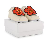 Kenzo Kids - Sheepskin Leather Slippers - Offwhite - Unisex - Size 17