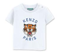 Kenzo Kids - Short Sleeve T-shirt - Pale Blue - Unisex - 9 Months