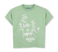 Kenzo Kids - Short-sleeved T-shirt - Quiet Green - Unisex - 4 Years