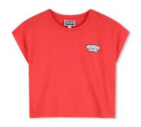 Kenzo Kids - Sleeveless T-shirt - Red - Girl - 5 Years