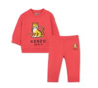 Kenzo Kids - Sweatshirt And Trousers Set - Red - Unisex - 18 Months