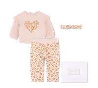 Kenzo Kids - Sweatshirt, Pants, And Blanket Set - Apricot - Girl - 12 Months