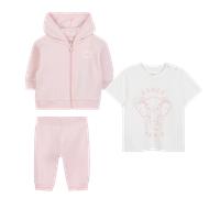 Kenzo Kids - T-shirt + Cardigan + Pants Set - Veiled Pink - Unisex - 3 Months
