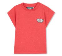 Kenzo Kids - T-shirt With Press Stud Opening - Red - Girl - 6 Months