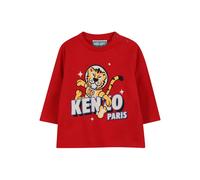 Kenzo Kids tiger-print long-sleeve T-shirt - Red 6 mths-9 mths-12 mths-18 mths-2 yrs-3 yrs-4 yrs