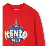 Kenzo Kids - Unbrushed Fleece Sweatshirt - Dark Red - Boy - 6 Years