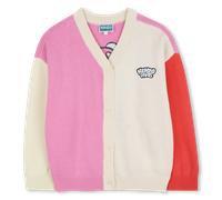 Kenzo Kids - V-neck Knitted Cardigan - Pink - Girl - 12 Years