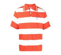Kenzo logo-print striped polo shirt - Orange S