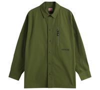 Kenzo Men's Boke Flower 2.0 Technical Oversized Shirt Khaki
