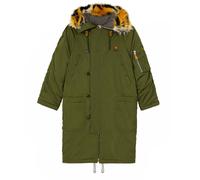 Kenzo Mens Padded Parka Dark Khaki Green Jacket Cotton - Size X-Large