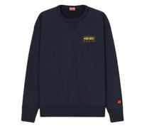Kenzo Men's Paris Outlined Logo Midnight Blue Sweatshirt | Size: Medium Kenzo Blue M