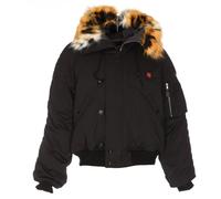 Kenzo Mens Plain Black Bomber Jacket - Size Medium