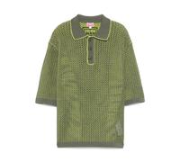 Kenzo open-knit polo shirt - Green XS-S