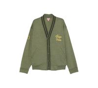 Kenzo Paris Chainstitch-embroidered V-neck cardigan - Green M-L-XL